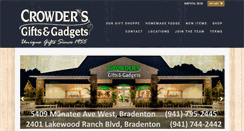 Desktop Screenshot of crowdersgifts.com